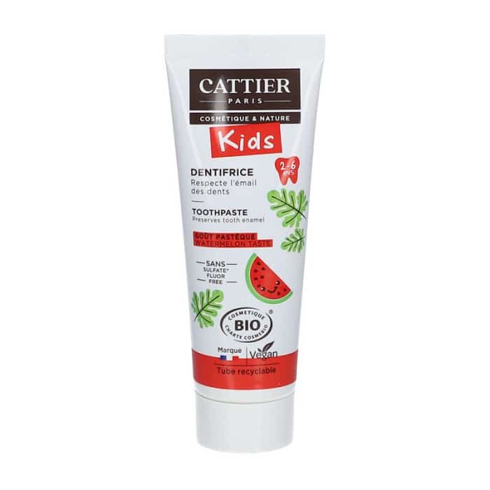 cattier dentifrice enfant pasteque