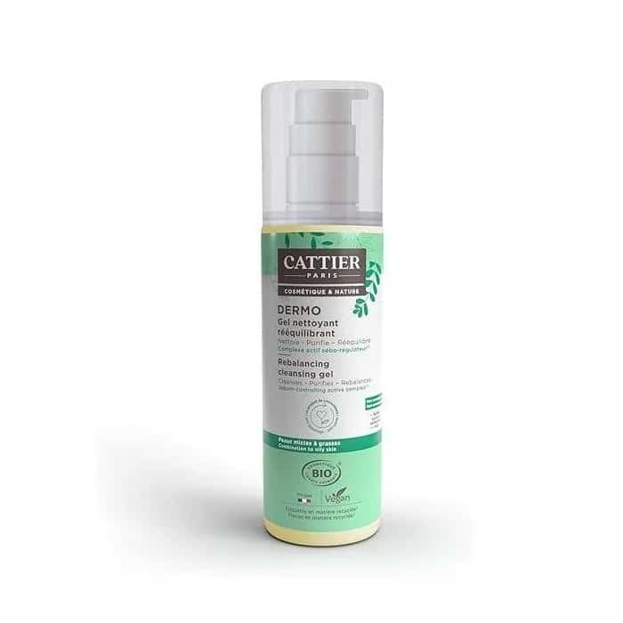 cattier gel nettoyant rééquilibrant bio