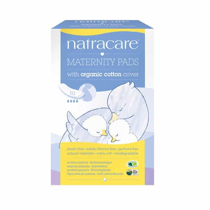 Natracare - serviettes hygiéniques maternité