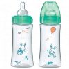 Biberon évolution débit 3-330 ml 6 M + Vert décor
