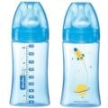 Biberon initiation cosmonaute débit (2) 270 ml 0-6 M Bleu
