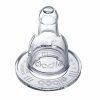 Lot 2 tétines col étroit silicone vitesse 3 - 6 M+Dodie