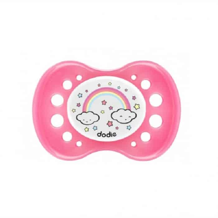 Sucette anatomique N°A43 Arc en ciel 18 M + Dodie