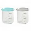 Set 2 Maxi Portions Gris Bleu ciel