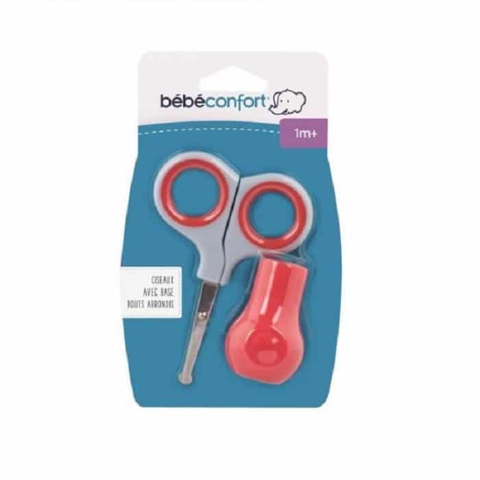 Ciseaux avec bouts arrondis navy rouge bébé confort
