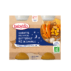 Carottes des Landes butternut riz de Camargue Babybio