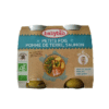 Petits pois pomme de terre saumon x2 200g Babybio