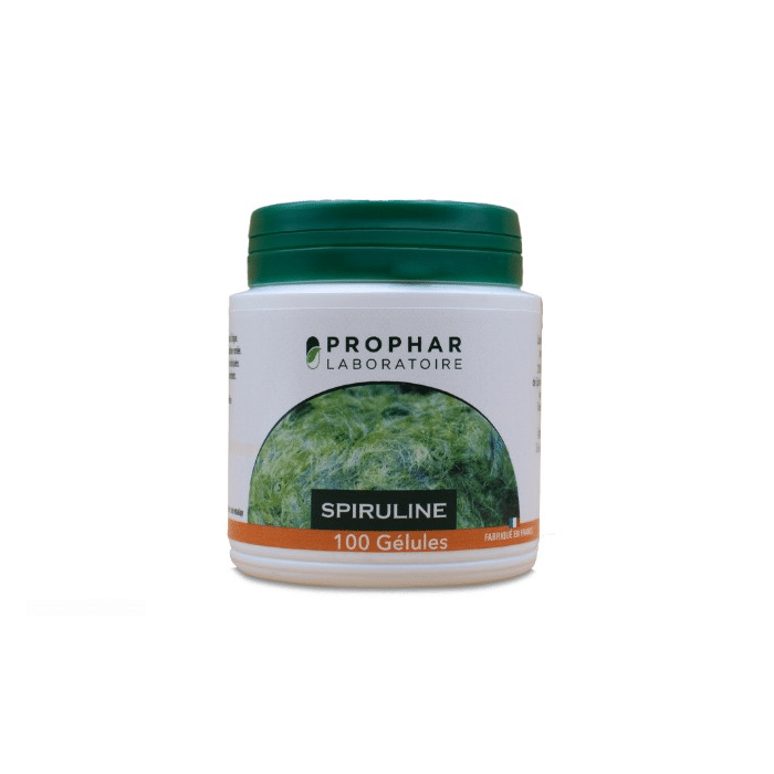prophar spiruline 100 gélules