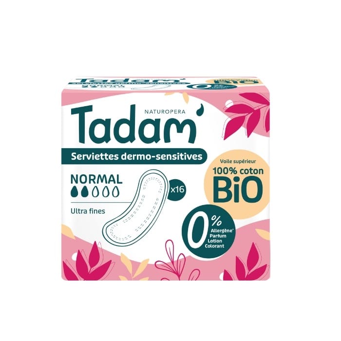tadam serviettes hygiéniques normal