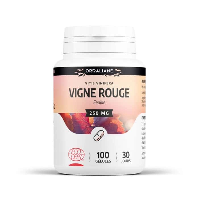 orgaliane vigne rouge bio