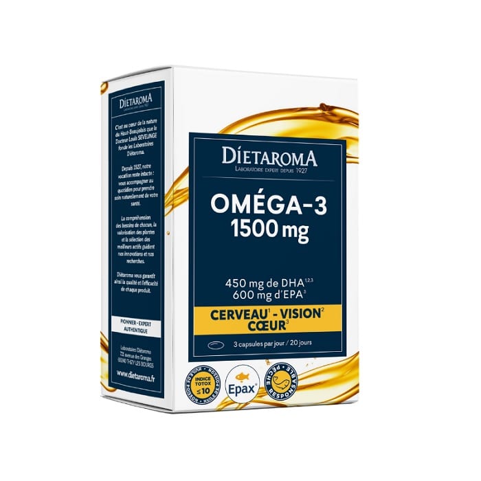 Oméga-3 1500 mg Dietaroma boîte de 60 capsules